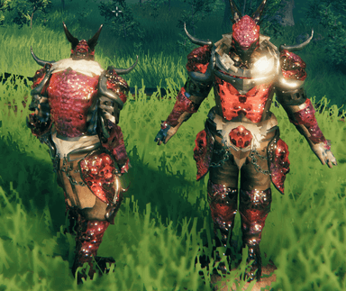 Flame Drake armor front