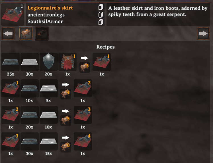 Legionnaire legs